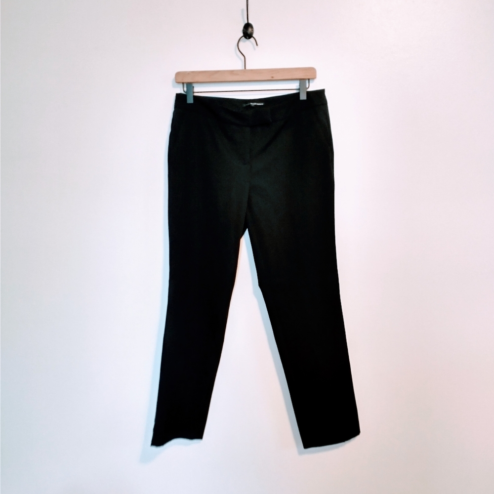 Hilary Radley black dress pants size 6, front button closure